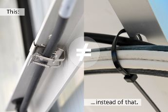Solar installations: “Titanic” mistakes in cable management
