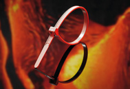 Kabelbinder aus Peek hochtemperaturbeständig