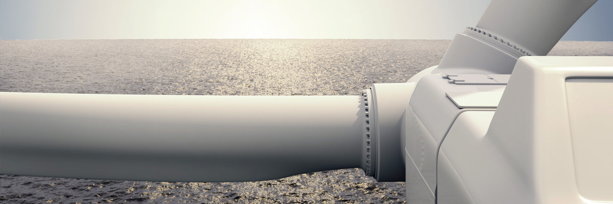 Windkraftanlage (WKA) im Meer