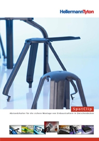 HellermannTyton SpotClip-IV-Slim Abstandshalter - Für LED Einbauleuchten