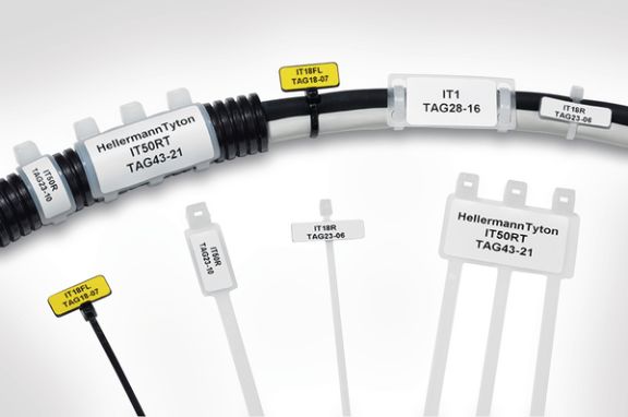 Kennzeichnungskabelbinder und -platten