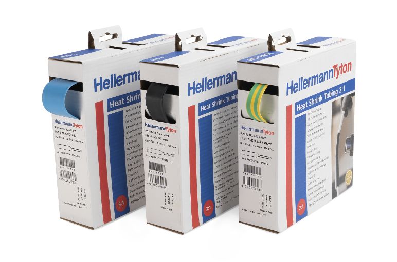 Spenderboxen: Schrumpfschläuche