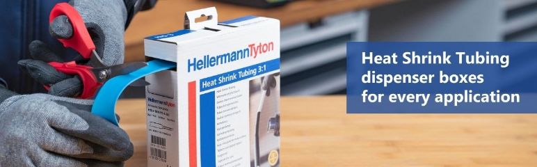 Entdecken Sie Schrumpfschläuche in Spenderboxen