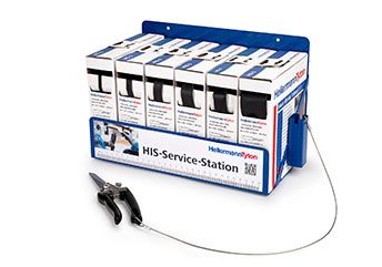 Entdecken Sie unsere HIS-Service-Station, die bis zu 6 Spenderboxen aufnehmen kann