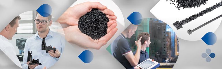 Erfahren Sie mehr über die thermoplastischen Kunststoffe, aus denen wir unsere Produkte herstellen sowie ihre unterschiedlichen relativen CO₂-Fußabdrücke
