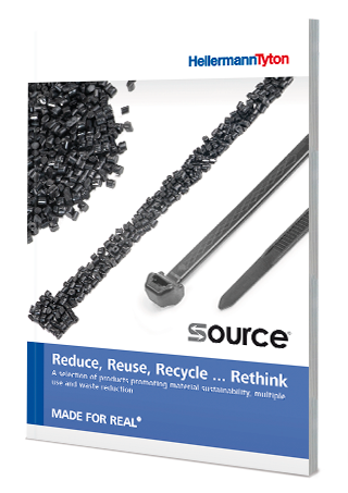 Umschlag der Broschüre über nachhaltige Produkte von Source