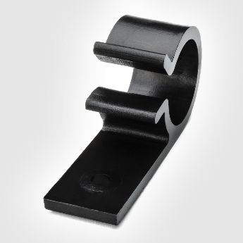 Kabelclip mit Schrauben für schwere Kabelbündel
