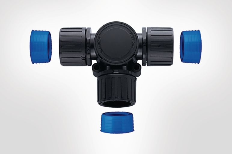HelaGuard HGL-T, T-Connector with conduit seals.