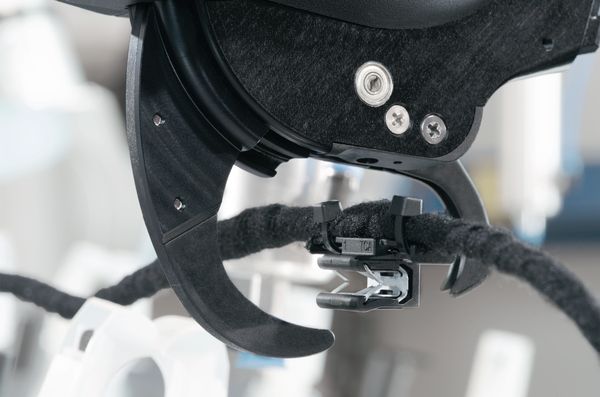 Kantenclip für vollautomatische Abbindevorgänge