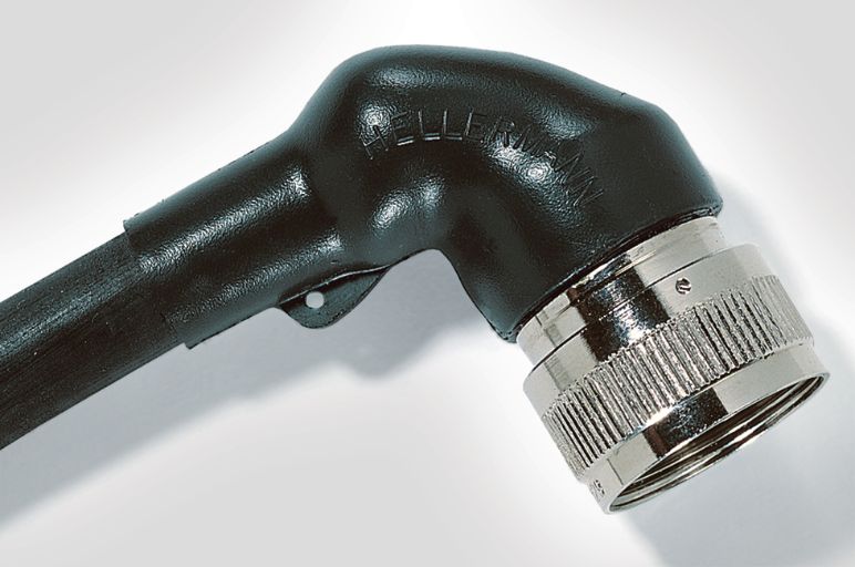 Rechtwinklige wärmeschrumpfende Formteile für Stecker
