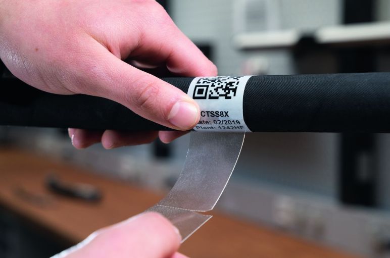 Helatag 1232 selbstlaminierende Kabeletiketten für raue Umgebungen