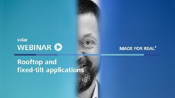 Webinar: Rooftop and fixed-tilt applications