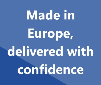 Made in Europe, delivered with confidence