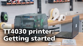 Tutorial TT4030 printer