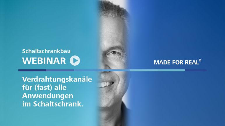 Webinar: Verdrahtungskanäle für (fast) alle Schaltschrank-anwendungen