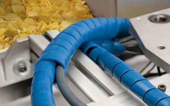 Kabelschutz für den Food & Beverage Bereich: metallhaltige Spiralschläuche HWPPMC and SBPEMC